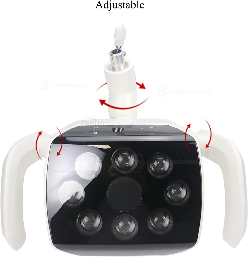 L&aacute;mpara LED para unidad dental con sensor y conexi&oacute;n de 22mm o 26mm